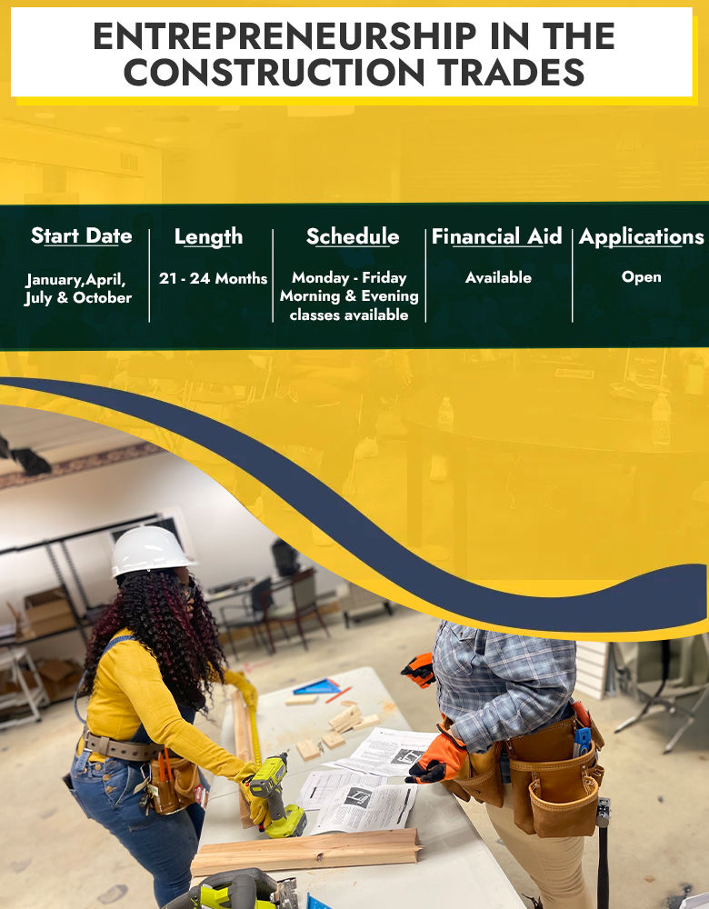 Entrepreneurship in the Construction Trades Program - IITNJ